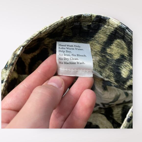 Misook Vintage Y2K Green Leopard Print Jacket Size S - Picture 6 of 8